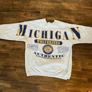 Vintage University of Michigan crewneck